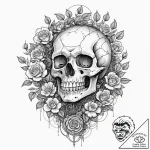 Tattoo sketch, lost robot in nature, a small,… – tattoo sketch (№1752348068_0, 12.07.2025 19:21) — tattoovalue.net