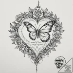 Tattoo sketch, logic gate butterfly, a delica… – tattoo sketch (№1752348577_0, 12.07.2025 19:29) — tattoovalue.net