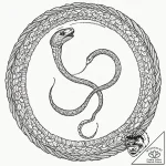 Tattoo sketch, ouroboros of infinite data, an… – tattoo sketch (№1752351371_0, 12.07.2025 20:16) — tattoovalue.net