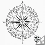 Tattoo sketch, knowledge compass, a classic c… – tattoo sketch (№1752352218_0, 12.07.2025 20:30) — tattoovalue.net