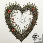 Tattoo sketch, shattered shield, regrown natu… – tattoo sketch (№1752353320_0, 12.07.2025 20:48) — tattoovalue.net