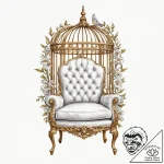 Tattoo sketch, gilded cage of comfort, an orn… – tattoo sketch (№1752354420_0, 12.07.2025 21:07) — tattoovalue.net