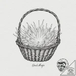 Tattoo sketch, woven basket of wishes (data s… – tattoo sketch (№1752354843_0, 12.07.2025 21:14) — tattoovalue.net