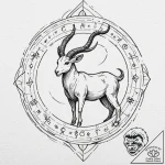 Tattoo sketch, zodiac sign, holographic proje… – tattoo sketch (№1752356786_0, 12.07.2025 21:46) — tattoovalue.net