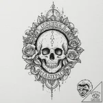 Tattoo sketch, philosopher’s portable cosmos,… – tattoo sketch (№1752357633_0, 12.07.2025 22:00) — tattoovalue.net