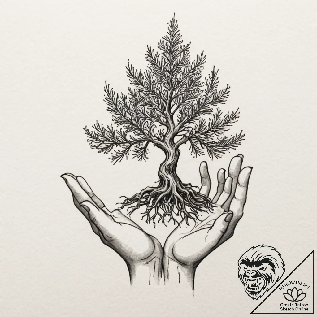 Tattoo sketch, juniper berry alchemist, a gna... - tattoo sketch (№1752358563_0, 12.07.2025 22:16) — tattoovalue.net