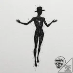 Tattoo sketch, living shadow puppet, a styliz… – tattoo sketch (№1752358735_0, 12.07.2025 22:18) — tattoovalue.net