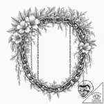 Tattoo sketch, heavy chains, broken free, mas… – tattoo sketch (№1752360206_0, 12.07.2025 22:43) — tattoovalue.net