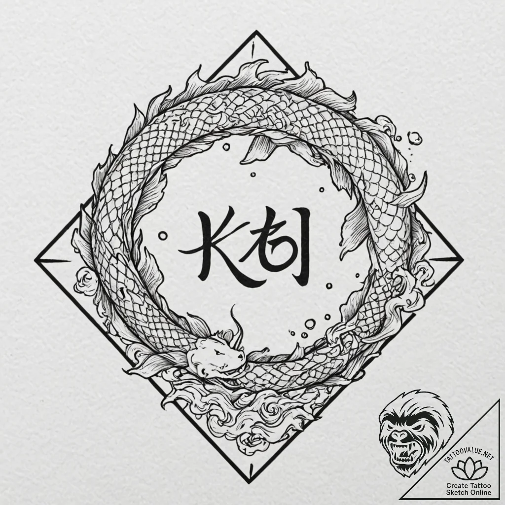 **tattoo sketch, zero-sum game (abstract)", a... - tattoo sketch (№1752365189_0, 13.07.2025 00:06) — tattoovalue.net