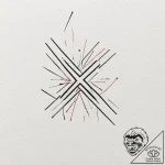 Tattoo sketch, x-marks the nexus, a stylized… – tattoo sketch (№1752368636_0, 13.07.2025 01:03) — tattoovalue.net