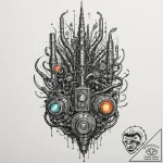 Tattoo sketch, warlock’s welding torch (digit… – tattoo sketch (№1752371948_0, 13.07.2025 01:59) — tattoovalue.net