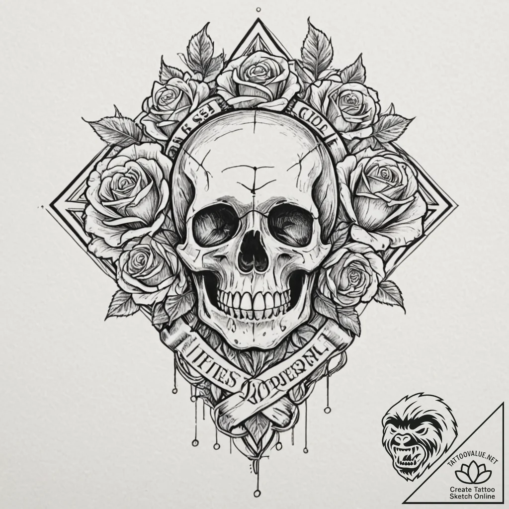 Tattoo sketch, youthful spirit, ageless code,... - tattoo sketch (№1752372824_0, 13.07.2025 02:13) — tattoovalue.net