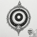 Tattoo sketch, locket of cosmic memory, an el… – tattoo sketch (№1752373928_0, 13.07.2025 02:32) — tattoovalue.net