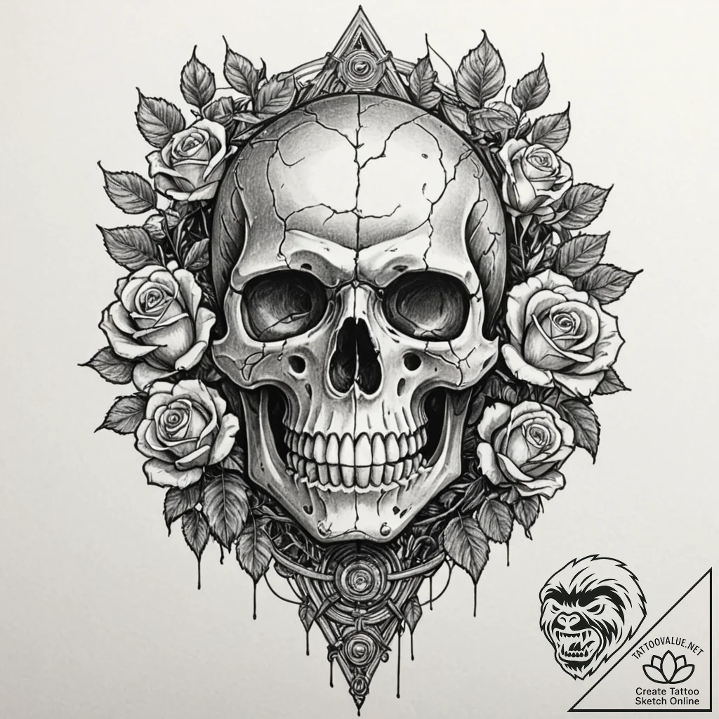 Tattoo sketch, prototype golem awakening, a m... - tattoo sketch (№1752374182_0, 13.07.2025 02:36) — tattoovalue.net