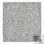 Tattoo sketch, circuit board labyrinth: a det… – tattoo sketch (№1752374351_0, 13.07.2025 02:39) — tattoovalue.net