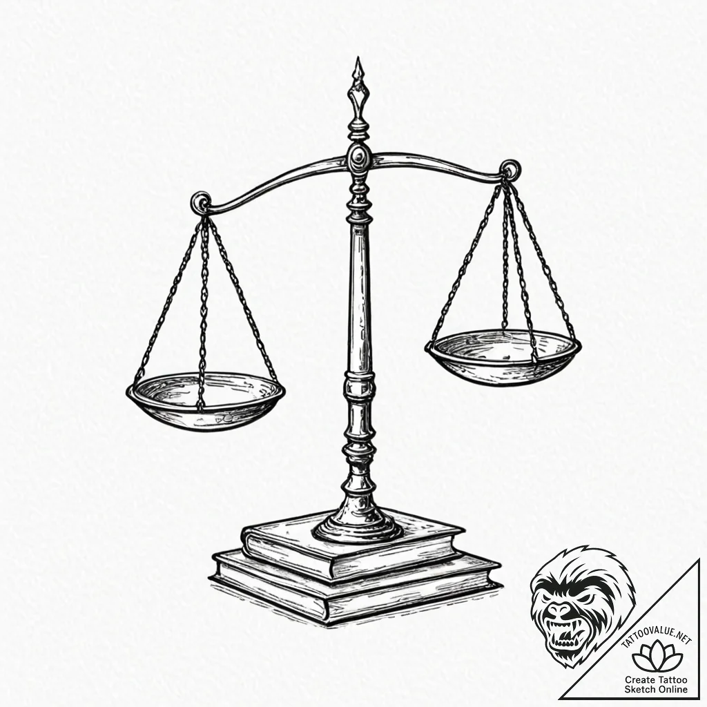 Tattoo sketch, judgment day algorithm, a styl... - tattoo sketch (№1752374772_0, 13.07.2025 02:46) — tattoovalue.net