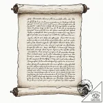 Tattoo sketch, legacy code scroll, an ancient… – tattoo sketch (№1752376464_0, 13.07.2025 03:14) — tattoovalue.net