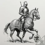 Tattoo sketch, knight of the knowledge stream… – tattoo sketch (№1752377733_0, 13.07.2025 03:35) — tattoovalue.net