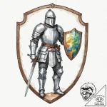 Tattoo sketch, questing knight, digital map,… – tattoo sketch (№1752377986_0, 13.07.2025 03:39) — tattoovalue.net
