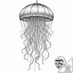 Tattoo sketch, jellyfish, lantern of depths,… – tattoo sketch (№1752379598_0, 13.07.2025 04:06) — tattoovalue.net