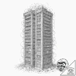 Tattoo sketch, ivory tower of ignorance (digi… – tattoo sketch (№1752381461_0, 13.07.2025 04:37) — tattoovalue.net