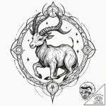 Tattoo sketch, zodiac sign, holographic proje… – tattoo sketch (№1752384868_0, 13.07.2025 05:34) — tattoovalue.net