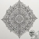 Tattoo sketch, an abstract visualization of a… – tattoo sketch (№1752385554_0, 13.07.2025 05:45) — tattoovalue.net