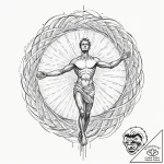 Tattoo sketch, vortex of personal growth, a s… – tattoo sketch (№1752386661_0, 13.07.2025 06:04) — tattoovalue.net