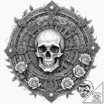 Tattoo sketch, locked vault of digital secret… – tattoo sketch (№1752387002_0, 13.07.2025 06:10) — tattoovalue.net