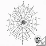 Tattoo sketch, net of collective consciousnes… – tattoo sketch (№1752387344_0, 13.07.2025 06:15) — tattoovalue.net