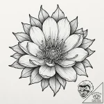Tattoo sketch, bullet piercing a delicate flo… – tattoo sketch (№1752387428_0, 13.07.2025 06:17) — tattoovalue.net