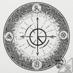 Tattoo sketch, resonant rune circle, an ancie… – tattoo sketch (№1752387598_0, 13.07.2025 06:19) — tattoovalue.net