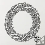 Tattoo sketch, eternal loop of progress, an i… – tattoo sketch (№1752387768_0, 13.07.2025 06:22) — tattoovalue.net