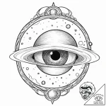 Tattoo sketch, orbital eye, earth’s reflectio… – tattoo sketch (№1752392874_0, 13.07.2025 07:47) — tattoovalue.net