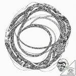 Tattoo sketch, eternal loop of progress, an i… – tattoo sketch (№1752393220_0, 13.07.2025 07:53) — tattoovalue.net