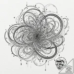 Tattoo sketch, liquid logic flow, a dynamic,… – tattoo sketch (№1752393995_0, 13.07.2025 08:06) — tattoovalue.net