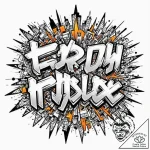 Tattoo sketch, urban graffiti, digital pulse,… – tattoo sketch (№1752394167_0, 13.07.2025 08:09) — tattoovalue.net