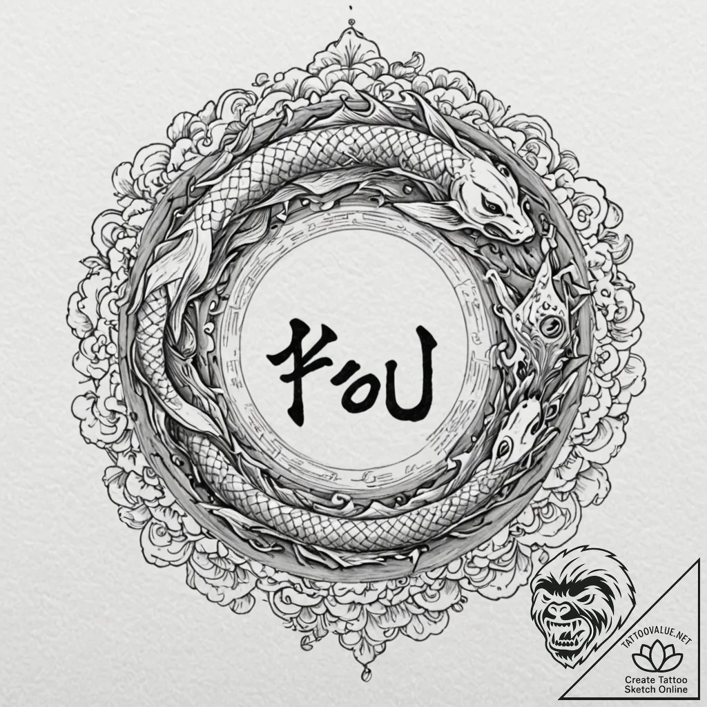 Tattoo sketch, eldritch equation, a swirling,... - tattoo sketch (№1752394257_0, 13.07.2025 08:10) — tattoovalue.net