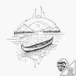 Tattoo sketch, navigating the digital river,… – tattoo sketch (№1752394343_0, 13.07.2025 08:12) — tattoovalue.net
