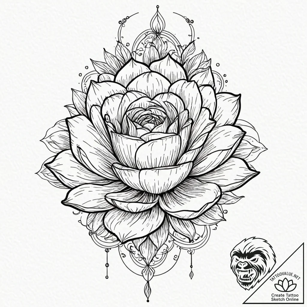 Tattoo sketch, growth through glitch, a delic... - tattoo sketch (№1752398736_0, 13.07.2025 09:25) — tattoovalue.net