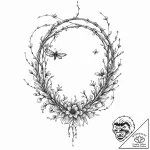 Tattoo sketch, barbed wire fence intricately… – tattoo sketch (№1752400278_0, 13.07.2025 09:51) — tattoovalue.net