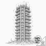 Tattoo sketch, ivory tower of ignorance (digi… – tattoo sketch (№1752403381_0, 13.07.2025 10:43) — tattoovalue.net
