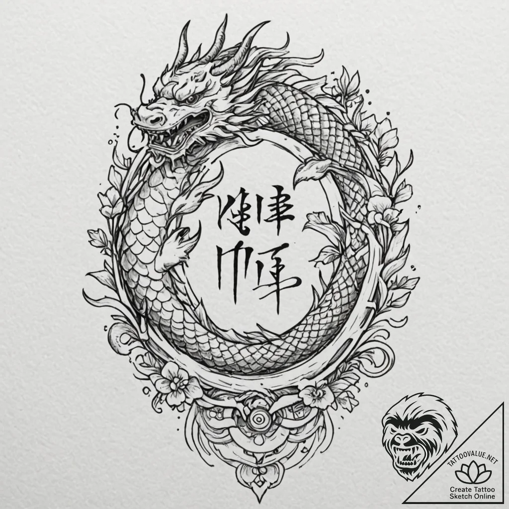 Tattoo sketch, false idols of code, ancient,... - tattoo sketch (№1752404065_0, 13.07.2025 10:54) — tattoovalue.net