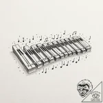 Tattoo sketch, xylophone keys, cosmic melody,… – tattoo sketch (№1752404496_0, 13.07.2025 11:01) — tattoovalue.net