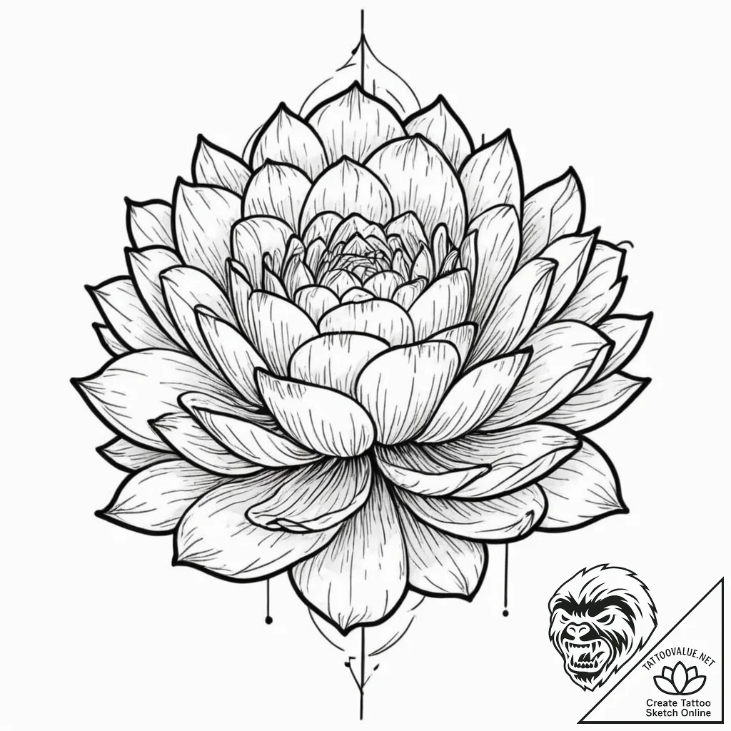 Tattoo sketch, growth through glitch, a delic... - tattoo sketch (№1752404959_0, 13.07.2025 11:09) — tattoovalue.net