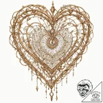 Tattoo sketch, golden thread of fate, a singl… – tattoo sketch (№1752405486_0, 13.07.2025 11:18) — tattoovalue.net