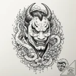 Tattoo sketch, chameleon of code: a chameleon… – tattoo sketch (№1752406414_0, 13.07.2025 11:33) — tattoovalue.net