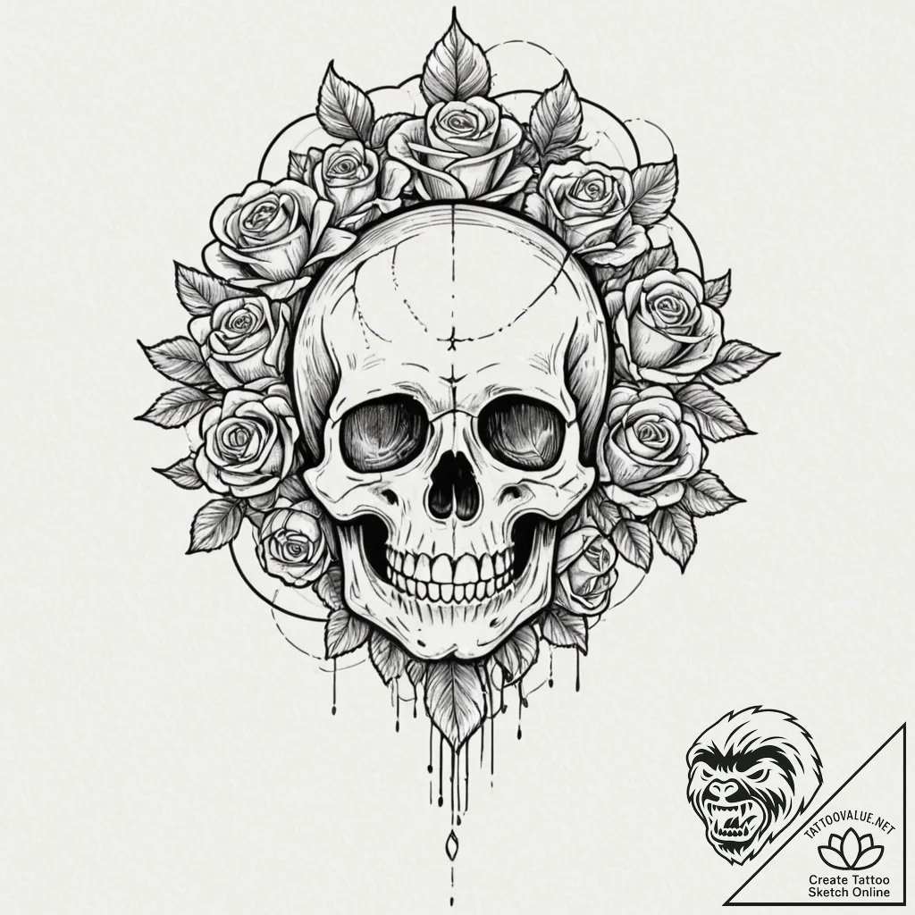 Tattoo sketch, ubiquitous data cloud tree, a... - tattoo sketch (№1752406496_0, 13.07.2025 11:34) — tattoovalue.net
