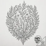 Tattoo sketch, genetic garden of eden, a lush… – tattoo sketch (№1752406747_0, 13.07.2025 11:39) — tattoovalue.net