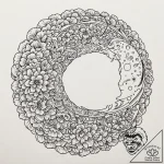 Tattoo sketch, kaleidoscope moon, a crescent… – tattoo sketch (№1752408797_0, 13.07.2025 12:13) — tattoovalue.net